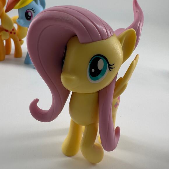 My Little Pony Figure Lot of 6 Twilight sparkle rainbow dash pinkie rarity apple - Picture 4 of 7